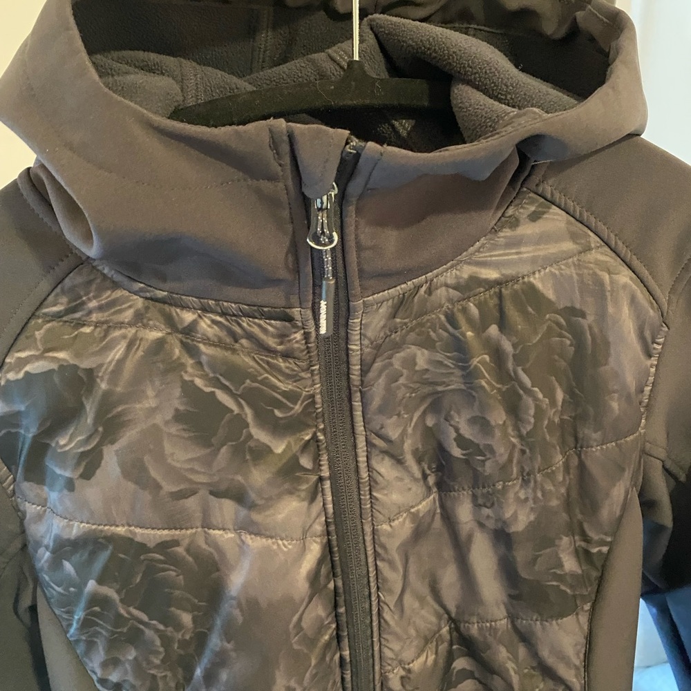 Mondetta Coat Jacket Grey/Floral Small